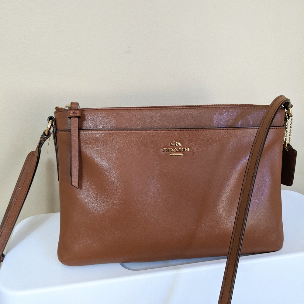 Coach Leather Crossbody (Similar to File or Kitt)